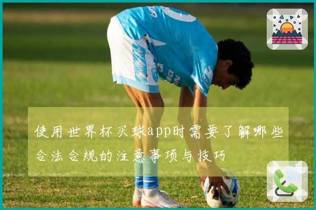 使用世界杯买球app时需要了解哪些合法合规的注意事项与技巧
